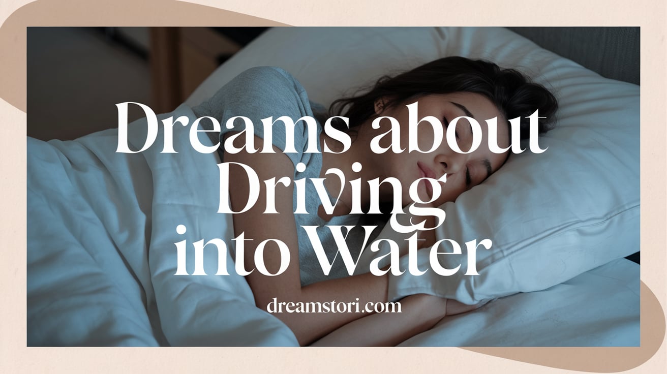 Dreams about driving into water