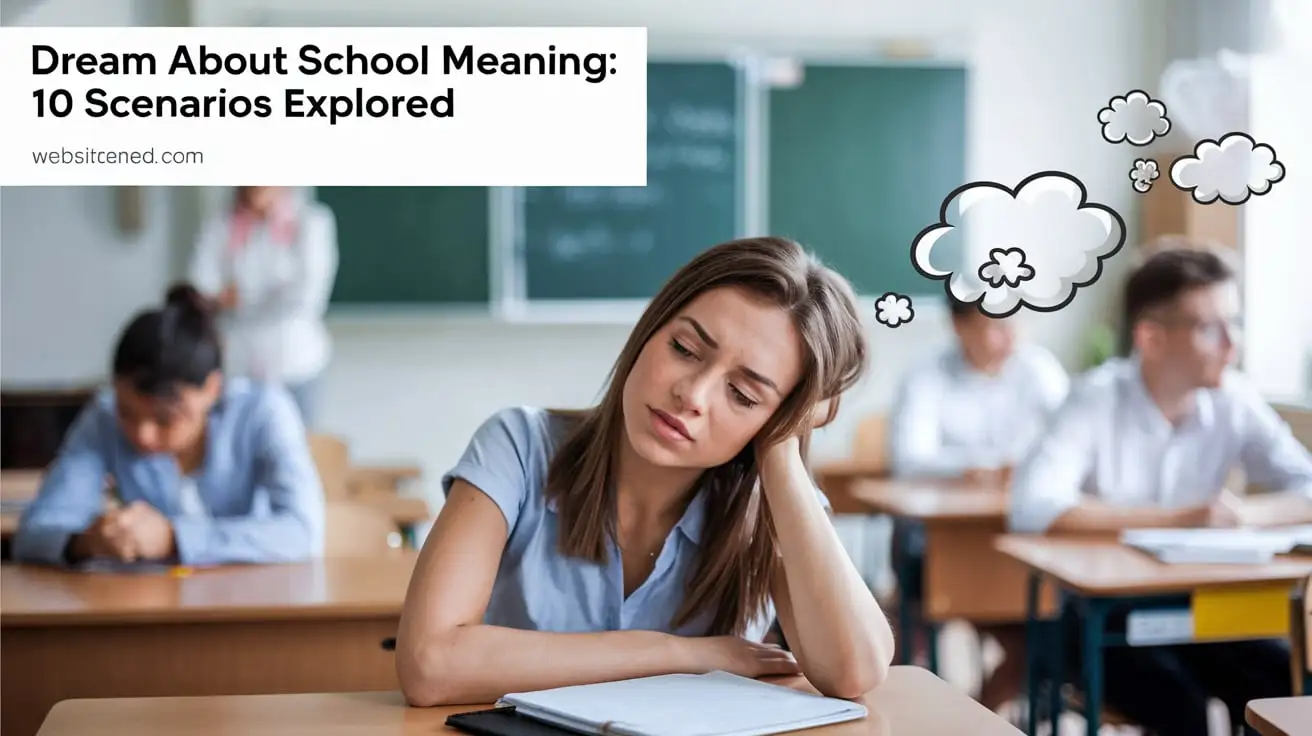 Dream About School Meaning